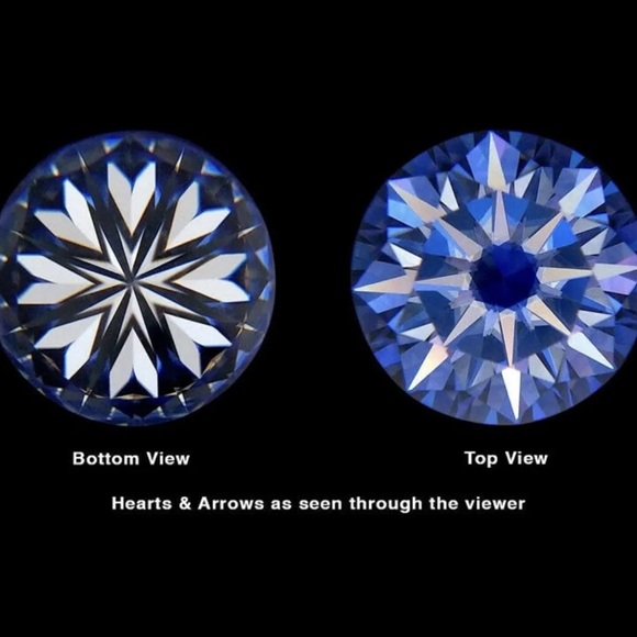 5.00 Ct Round Cut VVS1/D Lab Created Stud Earrings 14k White Gold 8mm Push Back - Picture 9 of 10